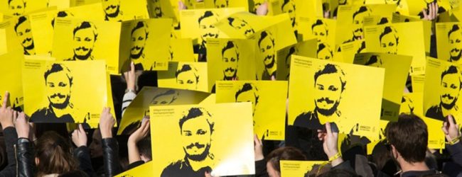 Il Gruppo 283 di Amnesty International domani ricorda la morte di Giulio Regeni