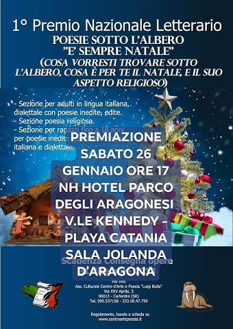 Poesie Di Natale Inedite.Il Poeta Licatese Lorenzo Peritore Terzo Classificato Al Premio Letterario Nazionale Poesie Sotto L Albero E Sempre Natale Con Cucina E Tradizioni Scrivolibero It