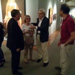 Vittorio Sgarbi visita la mostra di Botero a Palermo