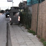 Agrigento, La Scala (M5S): “cassonetti della spazzatura sui marciapiedi”