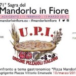 Agrigento, domani il primo confronto gastronomico “Pizza Mandorlata” dell’Upi