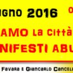 Favara, il Movimento 5 Stelle ripulisce la città dai manifesti elettorali abusivi