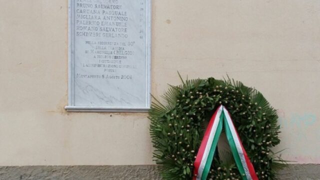 A Montaperto grande commozione per il ricordo della tragedia di Marcinelle