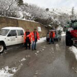 Neve nell’agrigentino: SP 24 interrotta dal tardo pomeriggio per neve