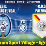 Akragas Futsal contro il CUS Palermo: imperativo, vincere! – SEGUI LA DIRETTA