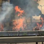 Agrigento: fiamme “minacciano” il centro commerciale di Villaseta