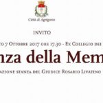 Agrigento, sabato si inaugura la “Stanza della Memoria” in ricordo del giudice Rosario Livatino arriva Maria Elena Boschi