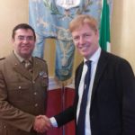 Agrigento: Il sindaco Lillo Firetto incontra il Generale di brigata Minghetti