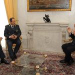 Sicilia, i vertici della Guardia di Finanza ricevuti dal presidente Musumeci