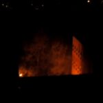Agrigento, fiamme nei pressi della scuola Esseneto: fuoco fra le sterpaglie