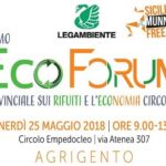Ad Agrigento il  “1° Ecoforum Provinciale su Rifiuti ed Economia Circolare”
