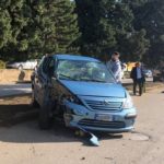 Incidente a Villaseta: auto finisce contro autocarro, nessun ferito