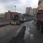 Agrigento, nuovi interventi di manutenzione stradale: operai a lavori per migliorare la sicurezza