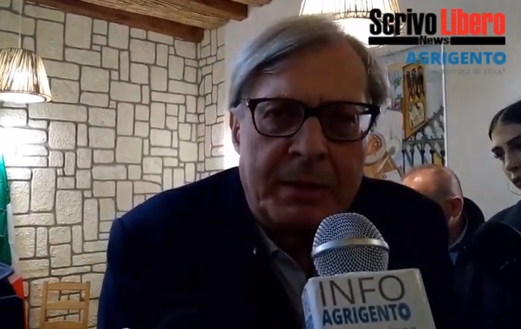 La visita di Vittorio Sgarbi ad Agrigento tra politica e cultura – VIDEO