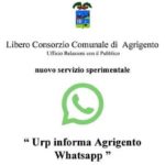 Parte il nuovo servizio “Urp informa Agrigento Whatsapp”: informazioni utili in tempo reale per chi si registra