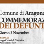 Aragona, commemorazione dei defunti: ecco il programma