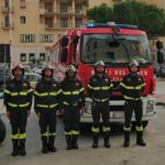 Agrigento, i Vigili del Fuoco rendono omaggio ai poliziotti