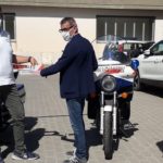 I volontari di Ruotelibere Motoclub Canicattì consegnano le Moto Guzzi restaurate