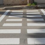 Agrigento, strisce pedonali anti-Covid a San Leone
