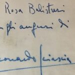 Licata, nella Biblioteca “Luigi Vitali” una dedica di Leonardo Sciascia a Rosa Balistreri