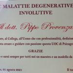 Asp Agrigento, in pensione il primario di Psicogeriatria, Giuseppe Provenzano