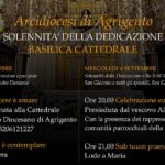 Programma Solennità della Dedicazione della Cattedrale di Agrigento