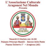 “Premio città di Aragona”: al via domani l’evento dedicato alle eccellenze aragonesi nel mondo