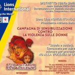 Il Lions Club Agrigento Host contro la violenza sulle donne