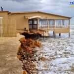 Eraclea Minoa, continua il fenomeno erosivo che da anni colpisce la spiaggia