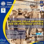 “Il valore della memoria per un percorso di pace”: incontro-dibattito del Lions Club Agrigento