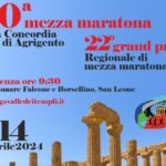 20^ Mezza maratona della Concordia Città di Agrigento: domenica 14 Aprile 2024