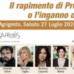 Cresce l’attesa per “Il rapimento di Proserpina o l’inganno di Venere”, domani in scena al Teatro dell’Efebo