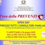 Prevenzione del cervicocarcinoma, open day di visite gratuite il 26 giugno nei consultori familiari