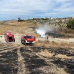 Incendio al Villaggio Mosè: cessato l’allarme per possibili esalazioni di zolfo