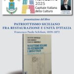 Agrigento, si presenta il libro “Patriottismo Siciliano. Fra restaurazione e Unità d’Italia”