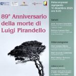 Agrigento celebra l’89° anniversario della morte di Luigi Pirandello al Palacongressi