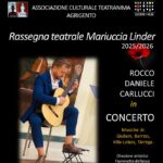 Al Teatranimahub di Agrigento il concerto del chitarrista Rocco Daniele Carlucci