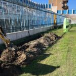 Agrigento, stadio “Esseneto”: proseguono i lavori per il nuovo impianto di illuminazione