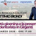 Ad Agrigento la presentazione ufficiale del libro di Settimio Biondi “L’età gioenina e la presenza redentorista in Girgenti”