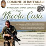 Raffadali, intitolata una via al Caporal Maggiore Nicola Casà