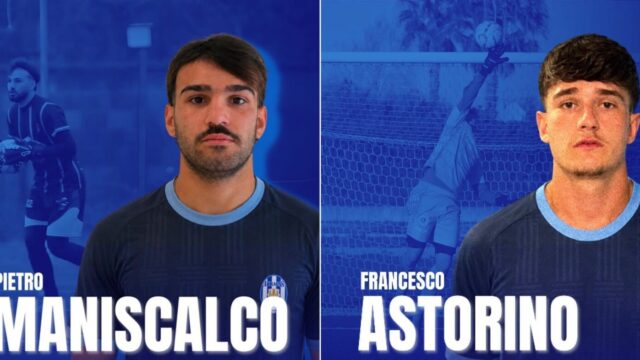 Akragas, doppio colpo tra i pali: arrivano i giovani Maniscalco e Astorino