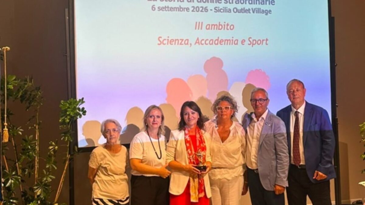 ARAGONA: AD ANNA MARIA DI GIACOMO IL PRESTIGIOSO RICONOSCIMENTO DI “DONNA STRAORDINARIA”
