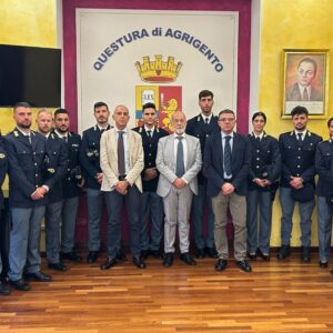 Polizia, quindici nuovi agenti in provincia: rinforzi a Canicattì, Licata e Palma