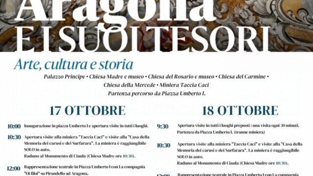 Ad Aragona “L’Isola dei Tesori” di Laura Anello