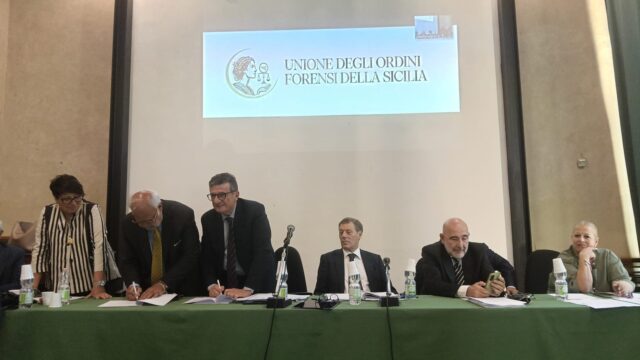 Salute mentale in carcere, protocollo tra l’Unione degli Ordini Forensi della Sicilia e il Garante regionale dei detenuti