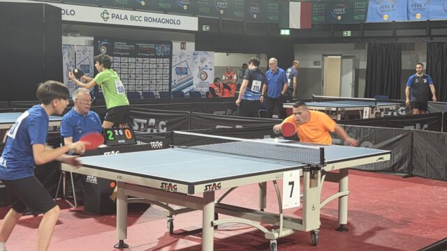 Tennis Tavolo Paralimpico, in Serie A esordio vincente per la Pro Sport Ravanusa, battuto il Sassari per 3 a 1
